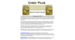 Desktop Screenshot of chekplus.com