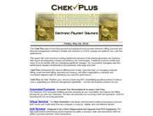 Tablet Screenshot of chekplus.com